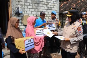 Polres Tuban Beri Konseling dan Pendampingan Psikologi Korban Gempa 