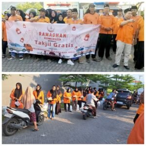 Berkah Ramadhan Yayasan Relawan Sosial Bersama Kita (RSBK) Berbagi 1500 Takjil Gratis.