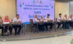 Guna Meriahkan Bulan Suci Ramadhan 1445 H Karyawan RSUD dr. Iskak Adu Pengetahuan di Festival Lomba Cerdas Cermat 2024