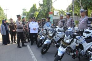 Apel Gelar Pasukan Operasi Ketupat Semeru 2024, Polres Kediri Kota Siap Amankan Lebaran