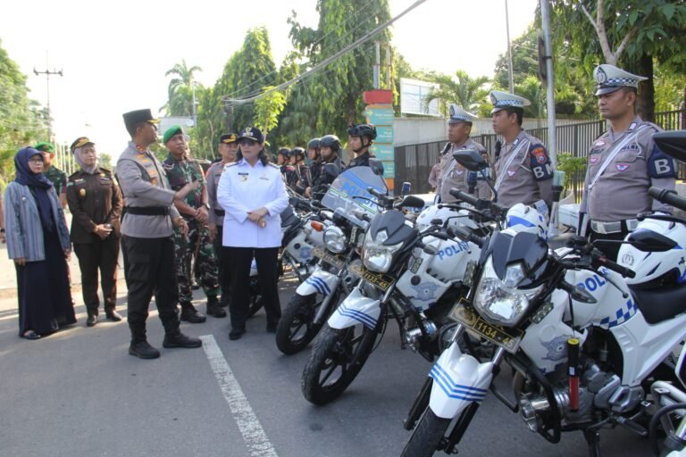 Apel Gelar Pasukan Operasi Ketupat Semeru 2024, Polres Kediri Kota Siap Amankan Lebaran