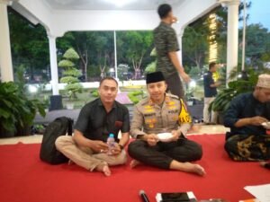 Sinergitas Polres Kediri Kota dan Awak Media Amankan Perayaaan Idul Fitri 1445 H