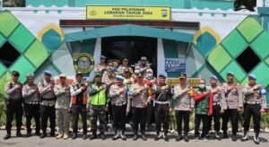 Ops Ketupat Semeru 2024, Kapolres Kediri Kota Dampingi Div Propam Polri  Pengecekan di Pos Pelayanan