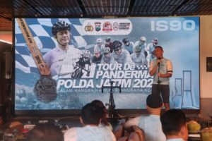 Sambut Hari Bhayangkara ke – 78 Polda Jatim Gelar Balap Sepeda Tour de Panderman