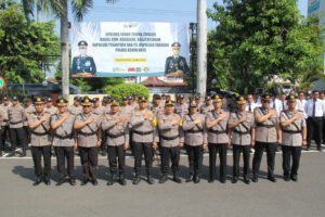 Kapolres Kediri Kota Pimpin Sertijab, Pejabat Utama dan Kapolsek