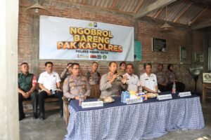 Ngobrol Bareng, Cara Kapolres Kediri Kota Lebih Dekat Dengan Warga