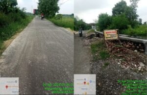 Diduga Di Kerjakan Asal Asalan, pekerjaan Pengecoran Jalan Poros Desa Beru Di Sorot Media