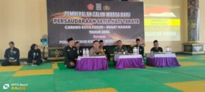 Sinergitas TNI – Polri di Kota Kediri Beri Pembekalan Calon Warga Baru PSHT