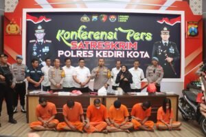 Operasi Sikat Semeru 2024, Polres Kediri Kota Berhasil Ungkap 10 Kasus