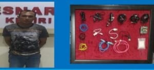 Terekam CCTV Nekat Melempar Narkoba Ke Lapas Kediri, Warga Ngasem Di Bekuk Polisi
