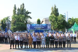 Kapolres Kediri Kota Pimpin Apel Gelar Pasukan Ops Patuh Semeru 2024