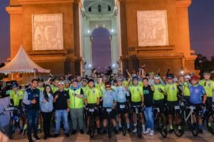 Kapolres Kediri Kota Ikuti Event Olahraga Roadbike Dholo KOM 2024