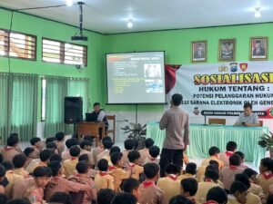 Polres Kediri Kota Blusukan ke Sekolah Cegah Perundungan Antar Pelajar