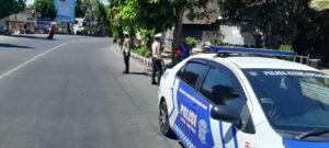 Tekan Lakalantas, Satlantas Polres Kediri Kota Patroli Jalur Black Spot