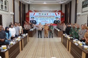 Wujudkan Pilkada 2024 Aman dan Damai, Polres Kediri Kota Gelar Rakor Lintas Sektoral