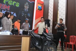 Polres Kediri Kota Berhasil Amankan Terduga Pelaku Penendang Motor di Kota Kediri