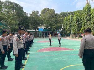 Sat Samapta Polres Kediri Kota  Laksanakan Pengamanan Pertandingan Persik Kediri VS Malut United FC