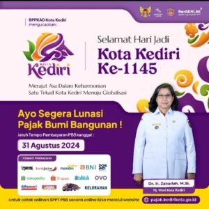Jelang Batas Akhir Pembayaran PBB, BPPKAD Kota Kediri Ingatkan Wajib Pajak Tunaikan Kewajiban