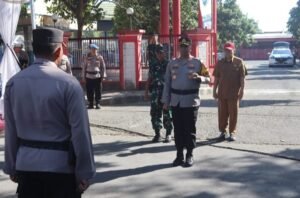 Kapolres Kediri Pimpin Apel Gelar Pasukan Ops Mantap Praja Semeru 2024