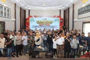 Lewat Sambung Guyub, Kapolres Kediri Kota dan Dandim Ajak Awak Media Ciptakan Pilkada 2024 Aman dan Kondusif