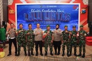 Sambut Hari Lalu Lintas Bhayangkara, Polres Kediri Kota Gelar Bakti Kesehatan Donor Darah