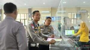 Kasatlantas Polres Polres Kediri Kota Cek Samsat Kota Kediri, Pastikan Pelayanan Maksimal