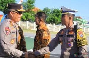 Kasat Lantas Yang Memiliki Basic Brimob Tak Menjadi Penghalang Untuk Mewujudkan Kamseltibcar Lantas di Kota Kediri