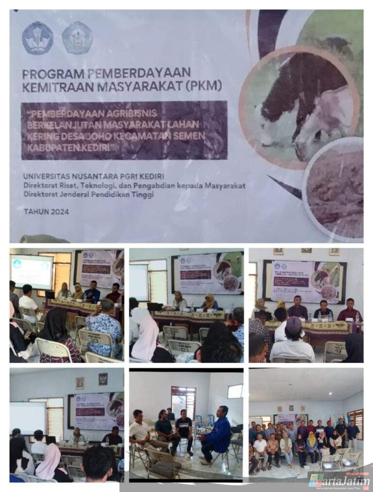 PEMBERDAYAAN AGRIBISNIS BERKELANJUTAN MASYARAKAT LAHAN KERING DESA JOHO KECAMATAN SEMEN KABUPATEN KEDIRI