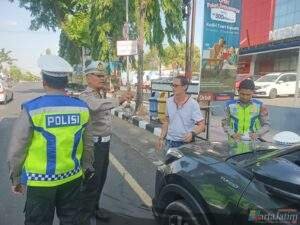 Sat Lantas Polres Kediri Kota Mulai Tilang Tiga Belas Kendaraan di Kawasan KTL, AKP Afandy: Parkir Liar Fokus  Utama Kami!!!