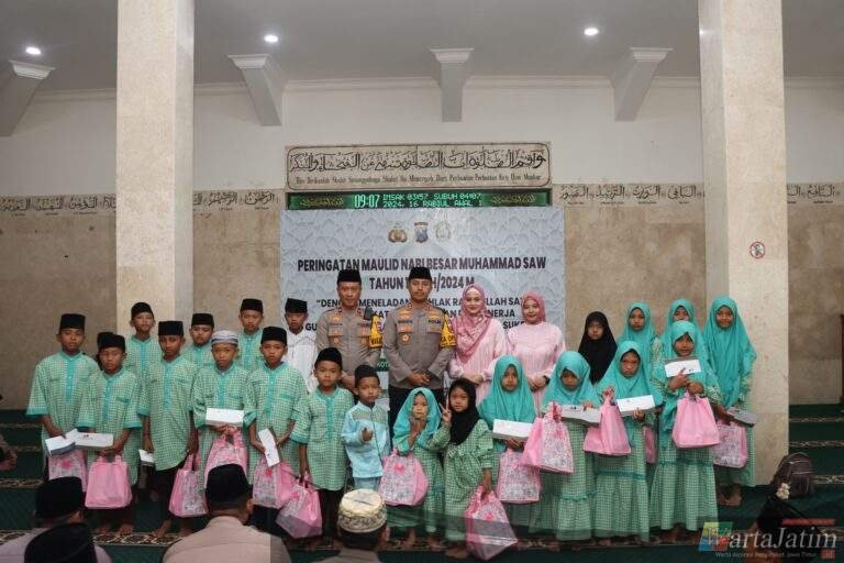 Polres Kediri Kota Peringati Maulid Nabi Muhammad SAW 1446 Hijriah