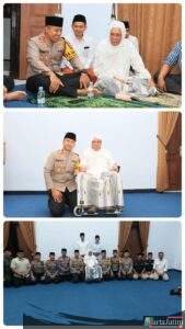 Jaga Pilkada Aman dan Damai, Kapolres Kediri Kota Silaturahmi ke Ponpes Al Falah Ploso