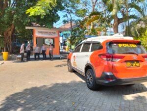 Sat Samapta Polres Kediri Kota Intensifkan Patroli di Bawaslu dan KPU