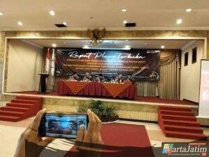 Gelar Rapat Pleno Terbuka KPU Kabupaten Kediri Tetapkan DPT Pilkada Serentak 2024