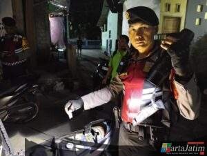 Tiga Pil Doble L di Temukan Saat Operasi Cipkon Pengamanan Tawuran Minggu Dini Hari Oleh Sat Samapta Polres Kediri Kota