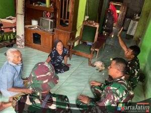 Anggota TNI Satgas TMMD Ke-122 Menginap Dirumah Warga, Ini Kata Mbah Poniyem