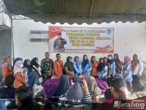 Tekan angka Stunting, Satgas TMMD Ke-122 Kodim 0809/Kediri Gelar Pelayanan KB dan Penyuluhan Pencegahan Stunting