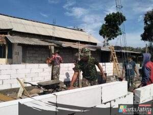 Satgas TMMD 122 Terus Dikebut Rehab RTLH