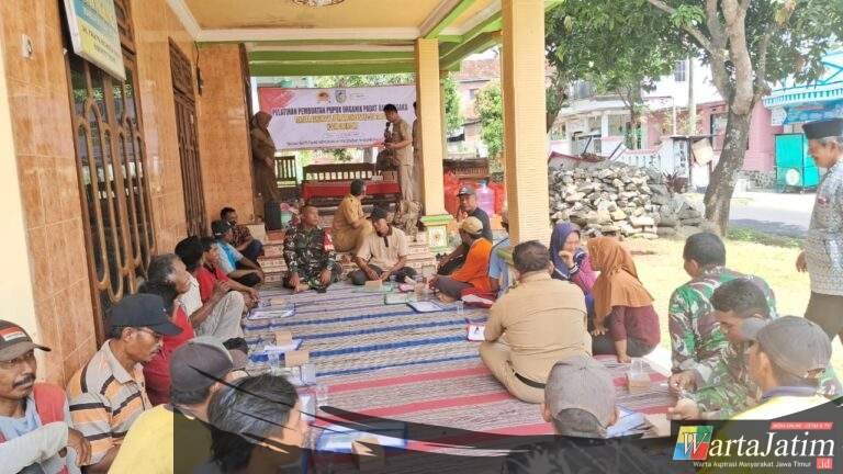 Kenalkan Program Organik, TMMD 122 Kodim 0809/Kediri gelar Pelatihan Pembuatan Pupuk Organik Modern