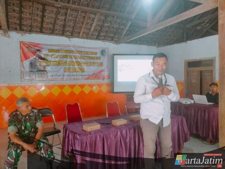 Gugah Inovasi Warga, Satgas TMMD 122 Kodim 0809/Kediri Gelar Sosialisasi  Peternakan