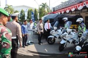 Polres Kediri Kota Gelar Pasukan Ops Zebra Semeru 2024, Ini Sasaran Pelanggaran Lalu Lintas