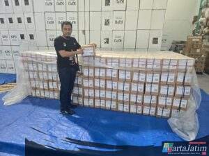 Tiba di Gudang Logistik,KPU Kabupaten Kediri Siapkan Tim “Sorlip” Surat Suara Pilkada 2024