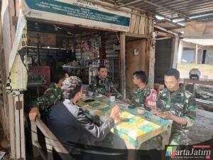 Berkah TMMD 122 Kodim 0809/Kediri, Warung Makan Bu Sutiyem Laris Manis