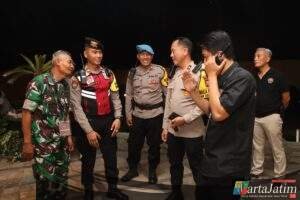 Polres Kediri Kota Kerahkan Ratusan Personel Gabungan Amankan Debat Perdana Pilkada 2024