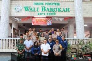 Kapolres Kediri Kota Bersama Forkopimda Tinjau Tahap Pungut Suara Di TPS