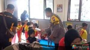 Kapolsek Ngasem Kunjungi TK Darma Wanita Tugurejo,Dalam Rangka Dukung Program Asta Cita  Presiden RI