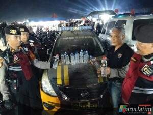 Polisi Temukan Puluhan Botol Miras Dalam Acara Battle Sound Balap Kediri 2024 di Grogol