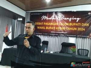 Gelar Media Briefing,KPU Kabupaten Kediri Tekankan Pentingnya Peran Semua Pihak Untuk Suksesi Pilkada 2024