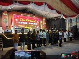 KPU Kabupaten Kediri Gelar Do’a Bersama Lintas Agama,Berharap Pilkada 2024 Berlangsung Aman dan Kondusif