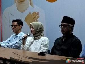 Unggul 57 Persen, Vinanda – Gus Qowim Ajak Warga Bangun Kota Kediri