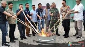 Jaga Integritas dan Kredibilitas Pilkada 2024 Sesuai PKPU Nomor 8 Tahun 2020,Total 189 Surat Suara Rusak Dimusnahkan